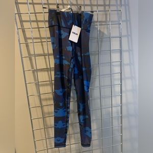 Blue Camo CHRLDR Leggings NEW XS